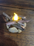 Flickering Fire Pit Miniature