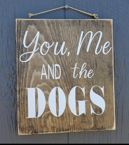 You, me and the Dogs Wood sign